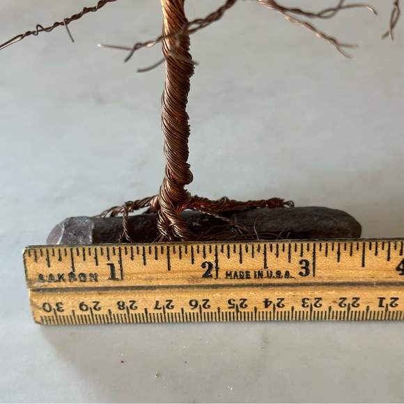Copper Wire Miniature Bonsai Tree - Picture 2 of 10